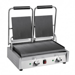 Grill De Contact Double Bistro Λείο/Λείο 230V - Buffalo