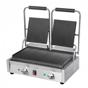 Grill De Contact Double Bistro Λείο/Λείο 230V - Buffalo