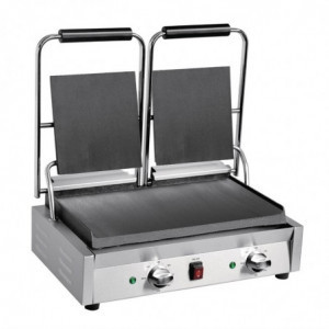 Grill De Contact Double Bistro Λείο/Λείο 230V - Buffalo