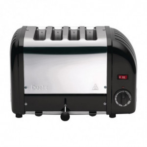 4-Slice Black Vario Toaster - Dualit