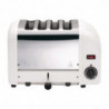 4-Slice White Toaster - 130 Slices/h - Dualit