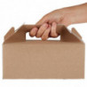 Μικρά ανακυκλώσιμα κουτιά φαγητού Kraft - Πακέτο 125 - Colpac