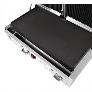 Double Contact Grill Grooved/Smooth-230V - Buffalo
