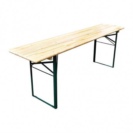 Αναδιπλούμενο τραπέζι από ελάτη 220 x 50cm - FourniResto - Fourniresto
