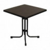 Table de patio pliante Limburg Pizarra 70 x 70 cm - FourniResto - Fourniresto