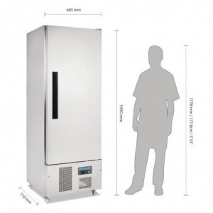 Ψυγείο με Θετική Ψύξη 1 Πόρτα Slimline Σειρά G - 440L - Polar