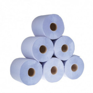 Central Feed Roll 1 Ply - Blue - Jantex