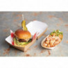 Large Compostable Kraft Burger Boxes - 135mm - Pack of 250 - Colpac