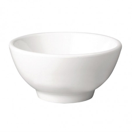 Round Melamine Bowl Pure White - Ø90mm - APS - Fourniresto