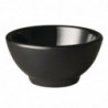 Round Bowl in Pure Black Melamine - Ø130mm - APS - Fourniresto