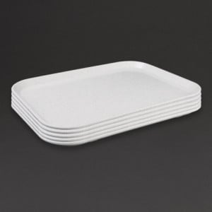 Self-Service Tray in Light Gray Fiberglass 355 x 460mm - Olympia KRISTALLON - Fourniresto