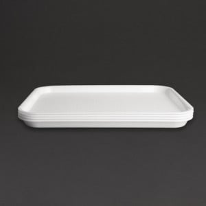 Πλατό Self-Service Λευκό 450 X 350mm - Olympia KRISTALLON - Fourniresto