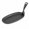 Oval cast iron dish 240x140mm - Olympia - Fourniresto