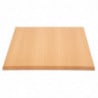 Square Beech Effect Table Top - 600mm - Bolero