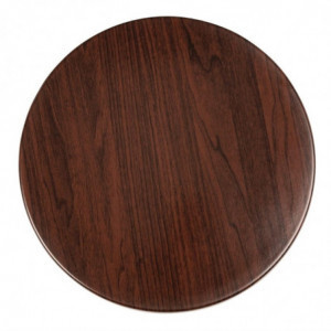 Στρογγυλό τραπέζι σε σκούρο καφέ χρώμα - 600 χιλιοστά - Bolero