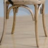 Chaises En Bois Patiné Avec Dossier Croisé - Naturel - Bolero - Fourniresto