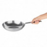 28 cm carbon steel wok - Vogue - Fourniresto