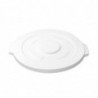 Couvercle Pour Conteneur Rond Blanc 76L - Vogue - Fourniresto