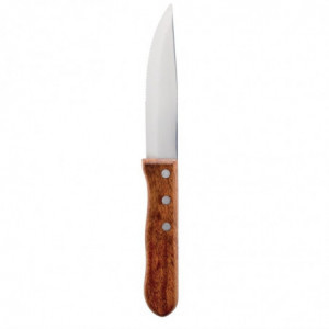 Μαχαίρια μπριζόλας Jumbo με λαβή από ξύλο τριαντάφυλλου - Σετ 12 τεμαχίων - Olympia