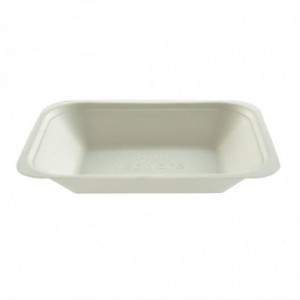 Bagasse Chip Trays - P 175mm - Pack of 500 - Vegware