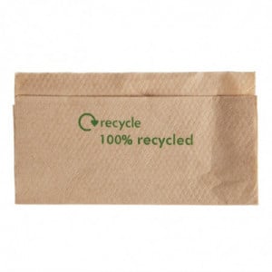 1 Ply Recycled Paper Napkins with Dispenser 320 x 300mm - Pack of 6000 - FourniResto