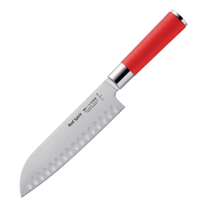 Μαχαίρι Santoku με οπές Red Spirit - 180mm - Dick