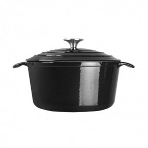 Round Black Casserole Dish - 3.2L - Vogue