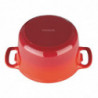 Large Round Red Dutch Oven - 4L - Vogue