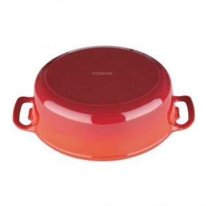 Oval Red Casserole Dish - 5L - Vogue