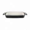 Plat en Fonte Rectangulaire Noir - 1,8 L - Vogue