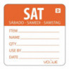 Soluble Labels Day of the Week "Saturday" - Roll of 250 - Vogue
