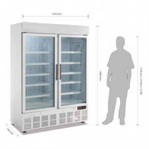 Ψυγείο βιτρίνα αρνητικής θερμοκρασίας 920L - Polar - Fourniresto