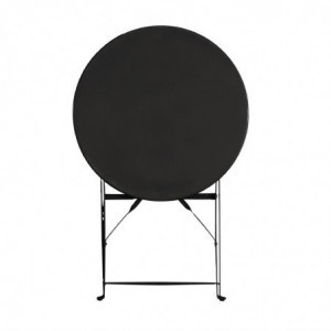 Steel Terrace Table - Black - Bolero - Fourniresto
