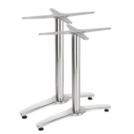 Pied de Table Double en Aluminium - Lot De 2 - Bolero