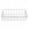 Stainless steel presentation basket 450 x 300 x 100mm - Olympia - Fourniresto