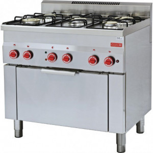 Gas Convection Oven with GN 1/1 600 - Gastro M