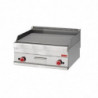 Plancha αερίου 650 με λεία χρωμιωμένη πλάκα - Gastro M - Fourniresto