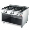 Fourneau Gaz 6 Feux Vifs 700 Sur Placard Ouvert - Gastro M