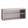 Open Stainless Steel Wall Cabinet - Space-saving & Versatile