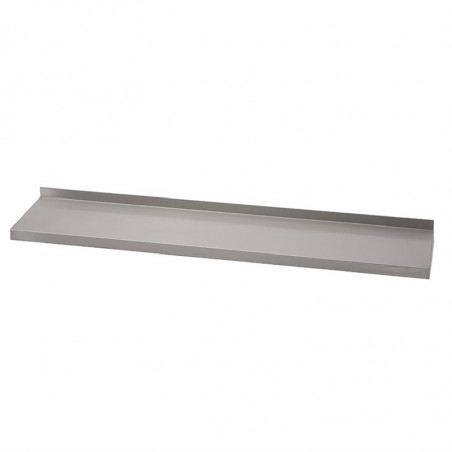 Wall Shelf in Stainless Steel Without Brackets - W 1400 x D 400mm - Gastro M