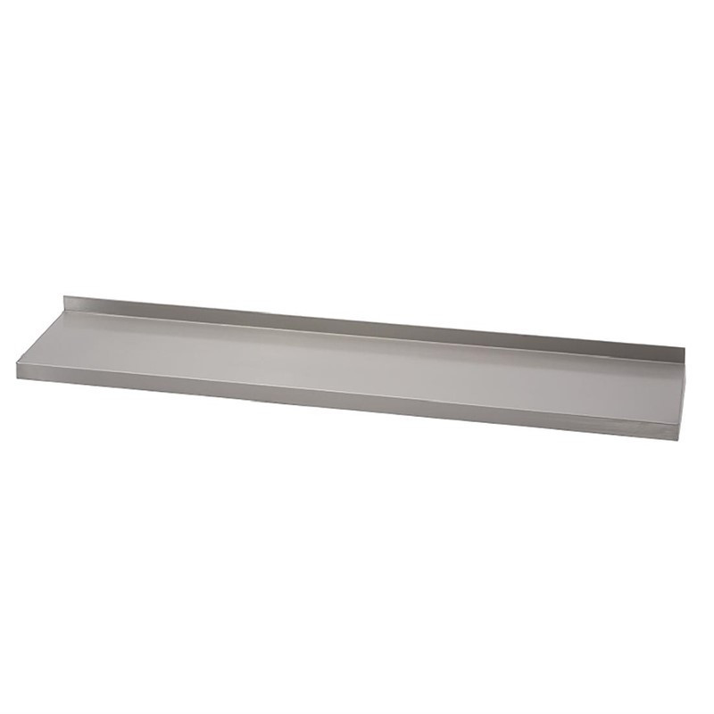 Stainless Steel Wall Shelf Without Brackets - W 1800 x D 400mm - Gastro M