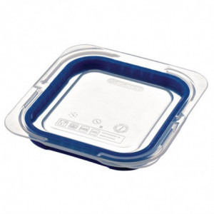 Couvercle Bleu en ABS sans BPA - GN 1/6 - Araven - Fourniresto