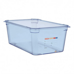 Blue airtight ABS GN1/1 200mm container - Araven - Fourniresto