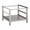 Dishwasher Support in Stainless Steel With Lower Shelf - W 600 x D 600mm - Gastro M - Fourniresto