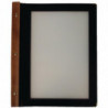 Protective Menu Holder Wood Frame A4 Black - Securit - Fourniresto