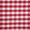 Red checkered polyester napkins - Set of 10 - Mitre Essentials - Fourniresto