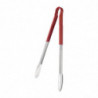 Pince de service 405mm rouge - Vogue - Fourniresto