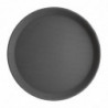 Plateau antidérapant en fibre de verre rond noir 280mm - Olympia KRISTALLON - Fourniresto