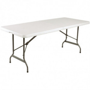 Αναδιπλούμενο τραπέζι στο κέντρο λευκό 1829mm - Bolero - Fourniresto