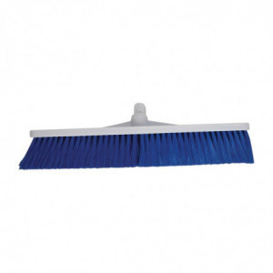 Hygienic blue soft-bristled broom head - Scot Young - Fourniresto